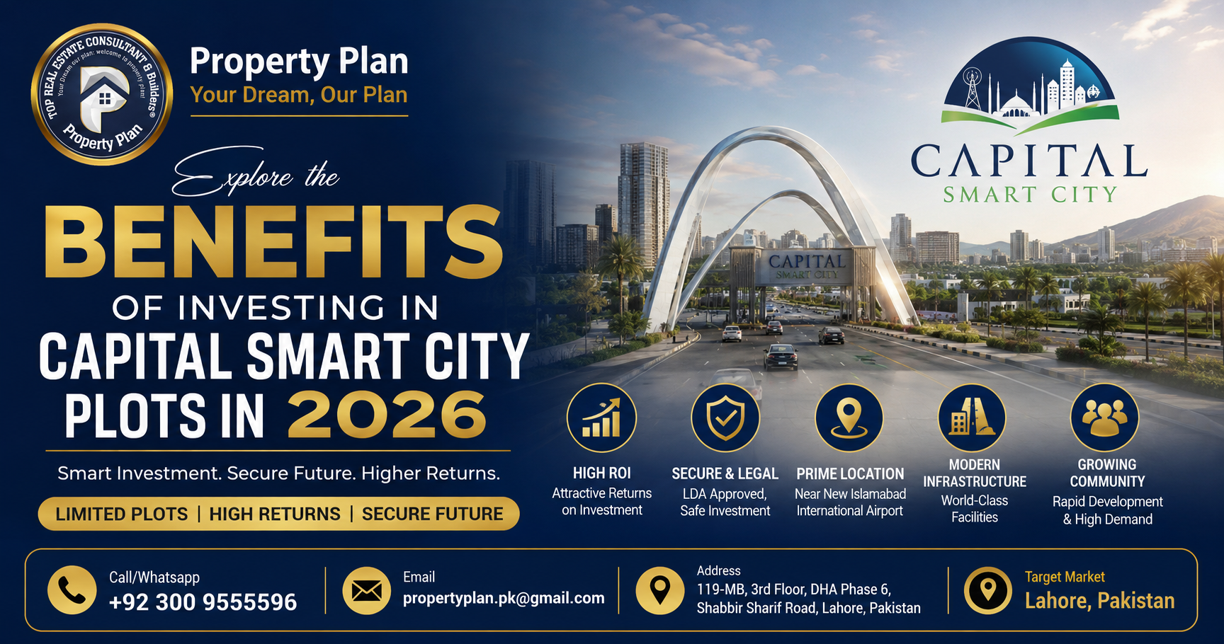Plot Buy and Sale in Capital Smart City for investors in 2026
