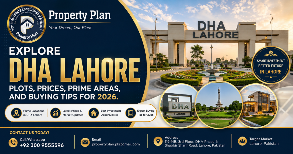 DHA Lahore Plots for Buy and Sale