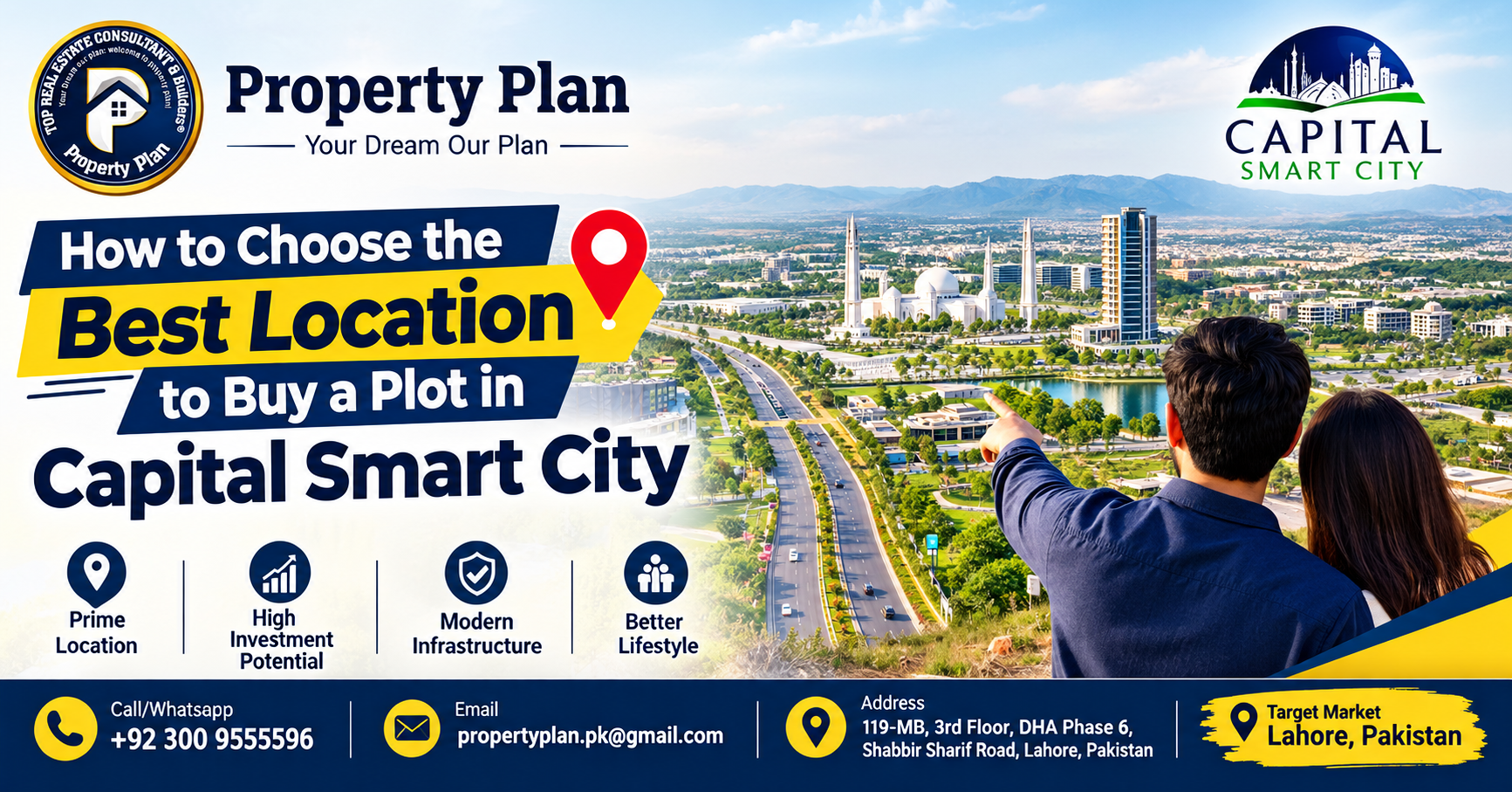 Best location to buy a plot in Capital Smart City in 2027